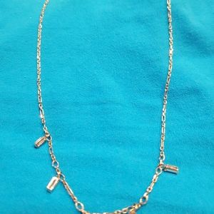 Neclace gold custume made